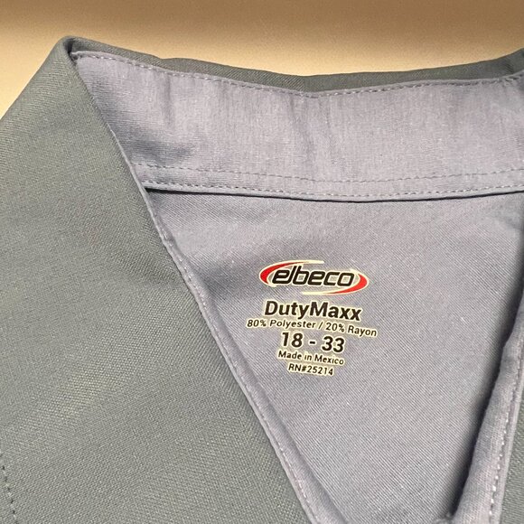 Elbeco Dutymaxx Shirt *NWT Long Sleeve Button Up Shirt Blue Men's size 18-33 - Picture 6 of 8